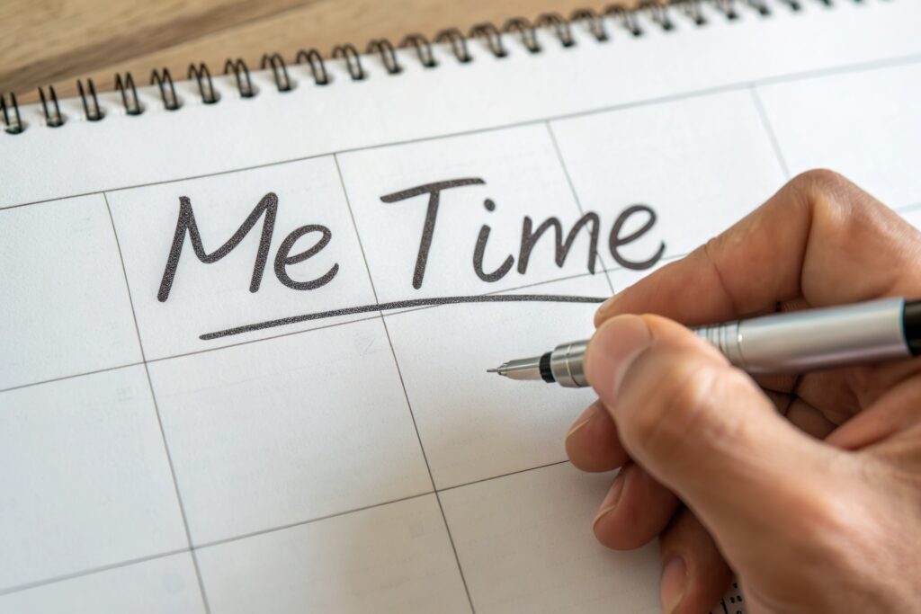 Me-Time im Kalender handschriftlich markiert | Escort Düsseldorf